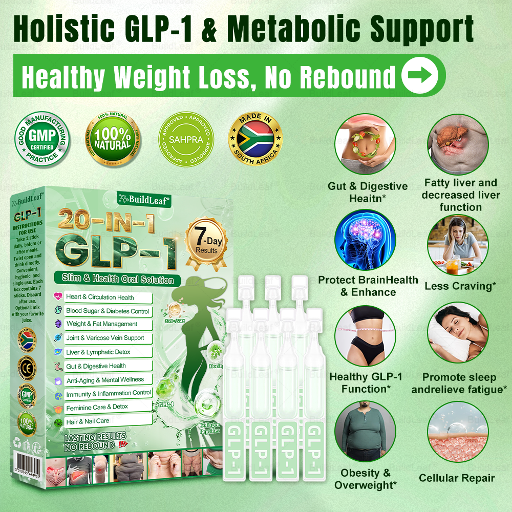 💎𝘽𝙪𝙞𝙡𝙙𝙇𝙚𝙖𝙛® 𝗚𝗟𝗣-𝟭 𝟐𝟎-𝐢𝐧-𝟏 𝐒𝐥𝐢𝐦 & 𝐇𝐞𝐚𝐥𝐭𝐡 𝐎𝐫𝐚𝐥 𝐒𝐨𝐥𝐮𝐭𝐢𝐨𝐧 (𝑶𝒏𝒄𝒆 𝒂 𝒅𝒂𝒚, 𝒓𝒆𝒔𝒖𝒍𝒕𝒔 𝒊𝒏 7 𝒅𝒂𝒚𝒔), 𝑾𝒊𝒕𝒉 100 𝑩𝒊𝒍𝒍𝒊𝒐𝒏 𝑪𝑭𝑼 𝑨𝒄𝒕𝒊𝒗𝒆 𝑷𝒓𝒐𝒃𝒊𝒐𝒕𝒊𝒄𝒔 ✅ 𝑺𝒖𝒑𝒑𝒐𝒓𝒕𝒔 𝒘𝒆𝒊𝒈𝒉𝒕 𝒎𝒂𝒏𝒂𝒈𝒆𝒎𝒆𝒏𝒕, 𝒉𝒆𝒂𝒓𝒕 𝒉𝒆𝒂𝒍𝒕𝒉, 𝒅𝒊𝒂𝒃𝒆𝒕𝒆𝒔, 𝒈𝒖𝒕 & 𝒘𝒐𝒎𝒆𝒏’𝒔 𝒉𝒆𝒂𝒍𝒕𝒉, 𝒘𝒉𝒊𝒍𝒆 𝒇𝒊𝒓𝒎𝒊𝒏𝒈 𝒔𝒌𝒊𝒏 & 𝒃𝒐𝒐𝒔𝒕𝒊𝒏𝒈 𝒆𝒏𝒆𝒓𝒈𝒚