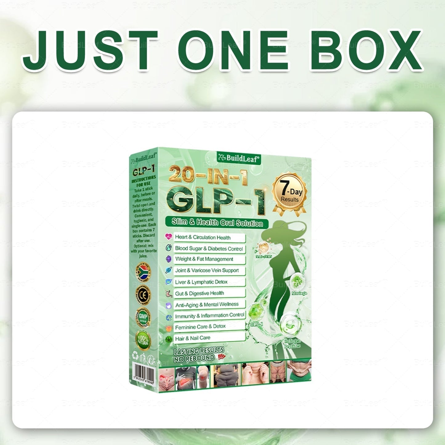 🌟𝘽𝙪𝙞𝙡𝙙𝙇𝙚𝙖𝙛® 𝗚𝗟𝗣-𝟭 𝟐𝟎-𝐢𝐧-𝟏 𝐒𝐥𝐢𝐦 & 𝐇𝐞𝐚𝐥𝐭𝐡 𝐎𝐫𝐚𝐥 𝐒𝐨𝐥𝐮𝐭𝐢𝐨𝐧 (𝑶𝒏𝒄𝒆 𝒂 𝒅𝒂𝒚, 𝒓𝒆𝒔𝒖𝒍𝒕𝒔 𝒊𝒏 7 𝒅𝒂𝒚𝒔), 𝑾𝒊𝒕𝒉 100 𝑩𝒊𝒍𝒍𝒊𝒐𝒏 𝑪𝑭𝑼 𝑨𝒄𝒕𝒊𝒗𝒆 𝑷𝒓𝒐𝒃𝒊𝒐𝒕𝒊𝒄𝒔 ✅ 𝑺𝒖𝒑𝒑𝒐𝒓𝒕𝒔 𝒘𝒆𝒊𝒈𝒉𝒕 𝒎𝒂𝒏𝒂𝒈𝒆𝒎𝒆𝒏𝒕, 𝒉𝒆𝒂𝒓𝒕 𝒉𝒆𝒂𝒍𝒕𝒉, 𝒅𝒊𝒂𝒃𝒆𝒕𝒆𝒔, 𝒈𝒖𝒕 & 𝒘𝒐𝒎𝒆𝒏’𝒔 𝒉𝒆𝒂𝒍𝒕𝒉, 𝒘𝒉𝒊𝒍𝒆 𝒇𝒊𝒓𝒎𝒊𝒏𝒈 𝒔𝒌𝒊𝒏 & 𝒃𝒐𝒐𝒔𝒕𝒊𝒏𝒈 𝒆𝒏𝒆𝒓𝒈𝒚